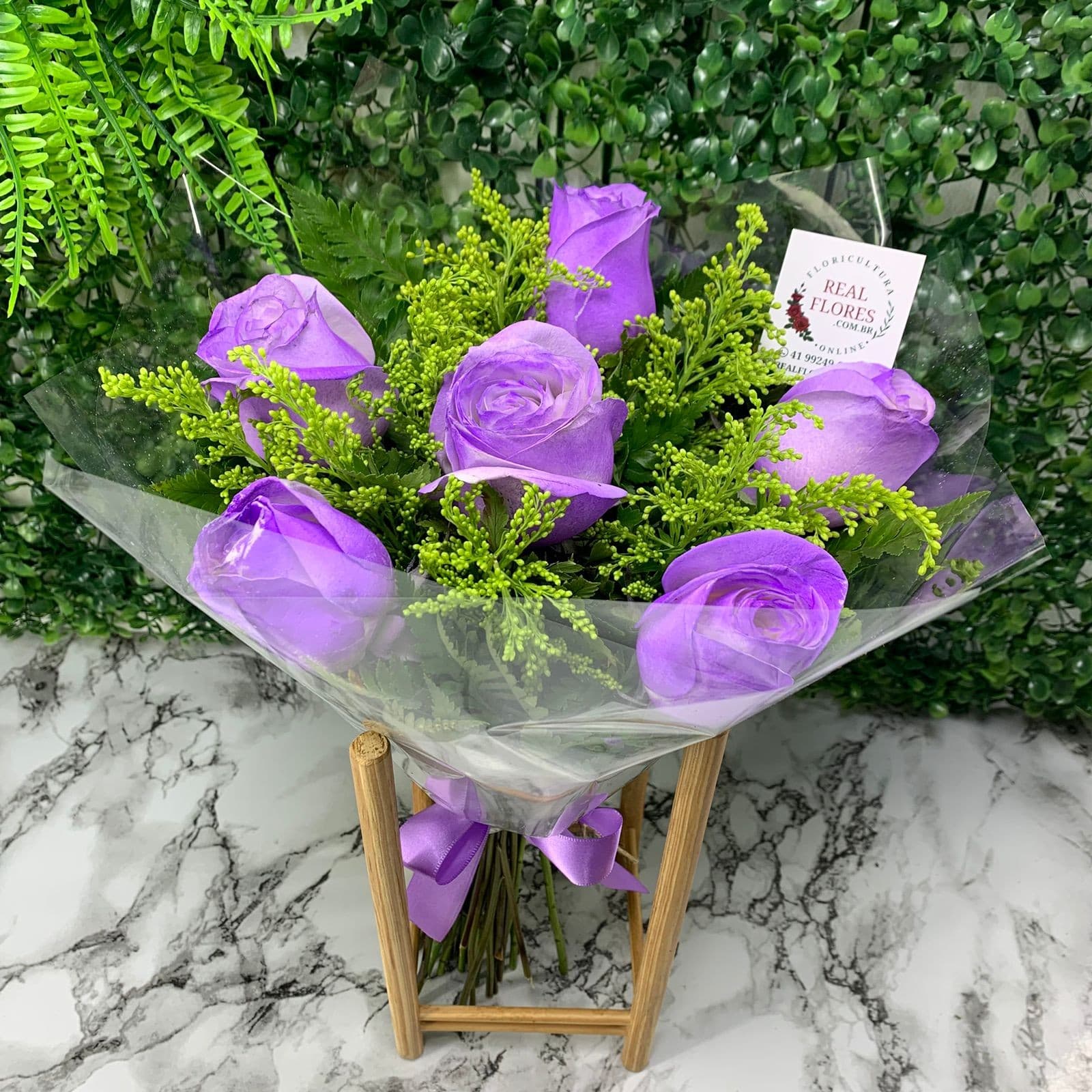 6 Rosas Lilás