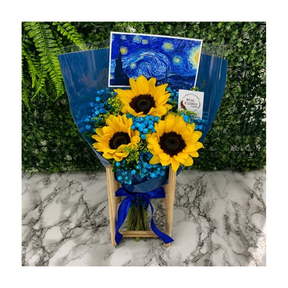 Mini Girassóis de Van Gogh