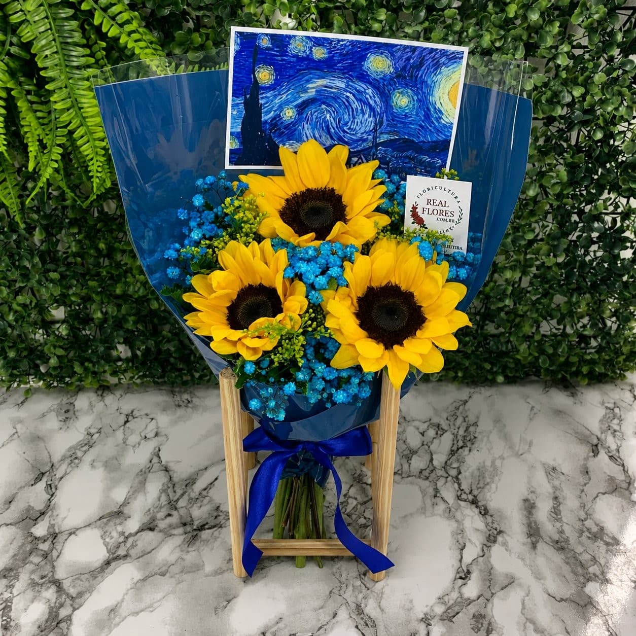 Mini Girassóis de Van Gogh
