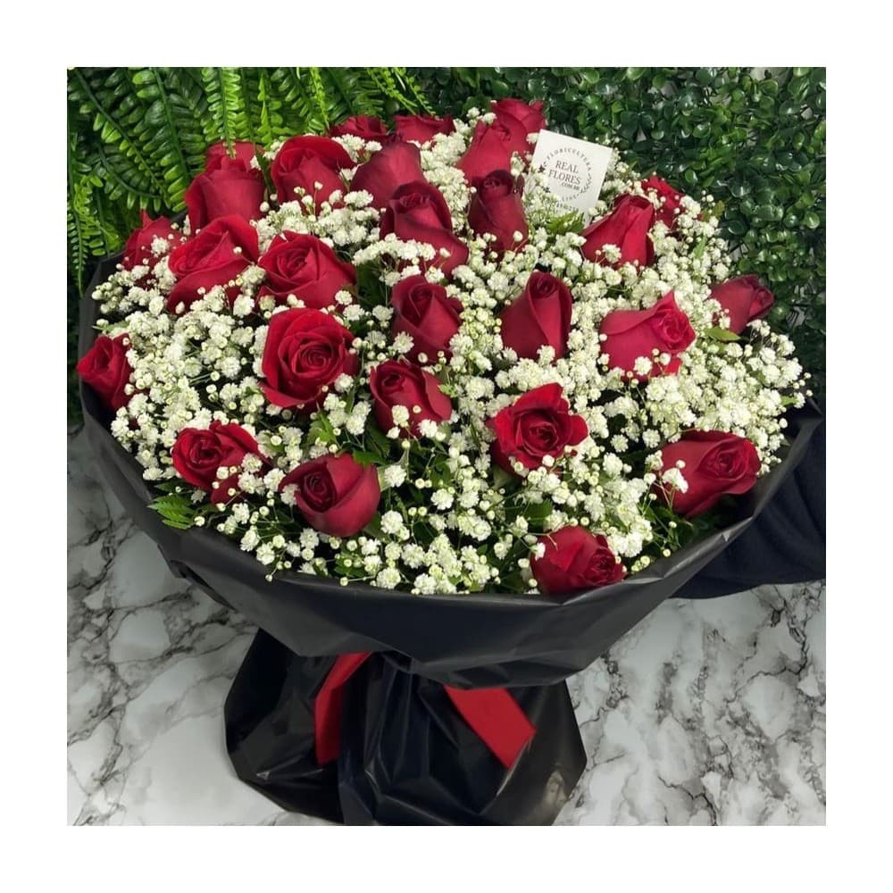 Grande 30 Rosas Vermelhas