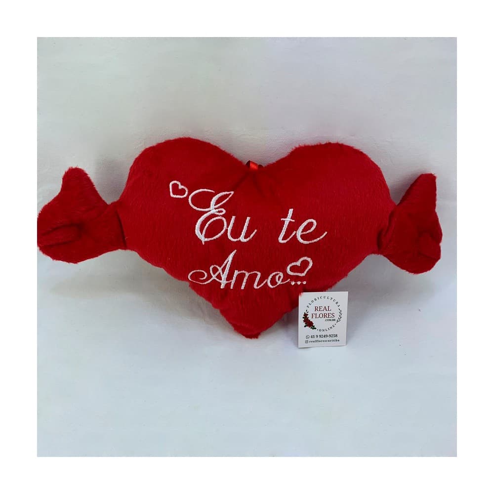 Coração Vermelho "Eu te Amo"
