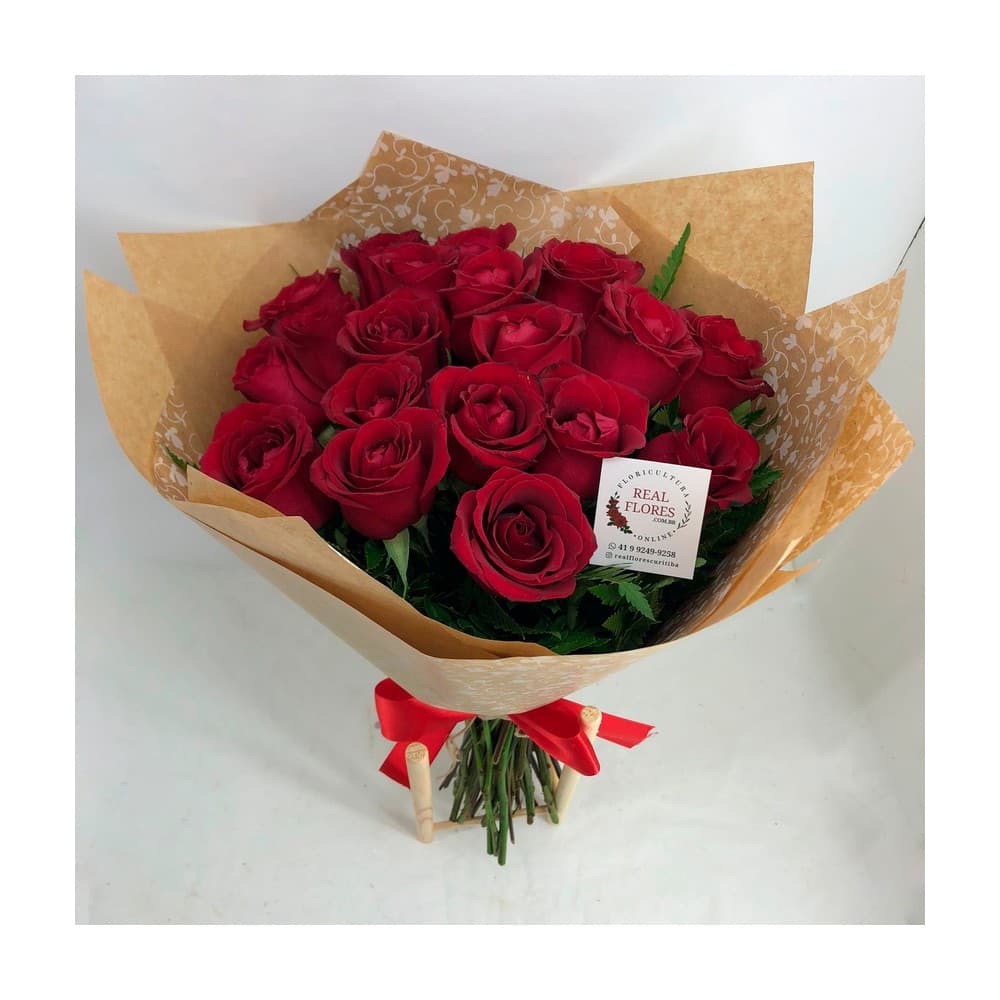 Buquê Grande de Rosas Vermelhas