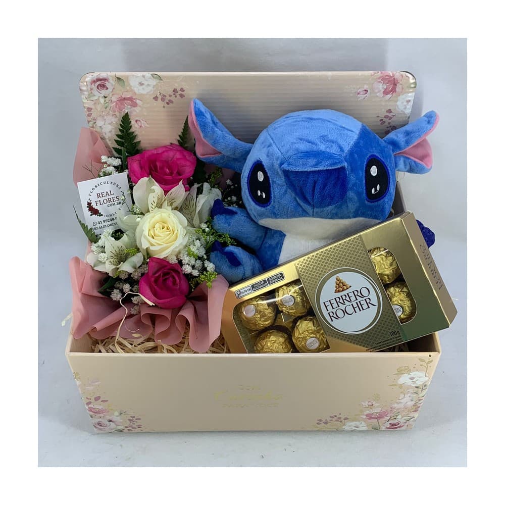 Cesta Stitch Azul