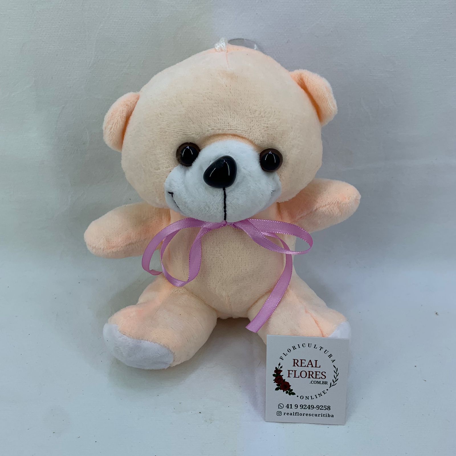 6914 Urso rosa mini 15cm