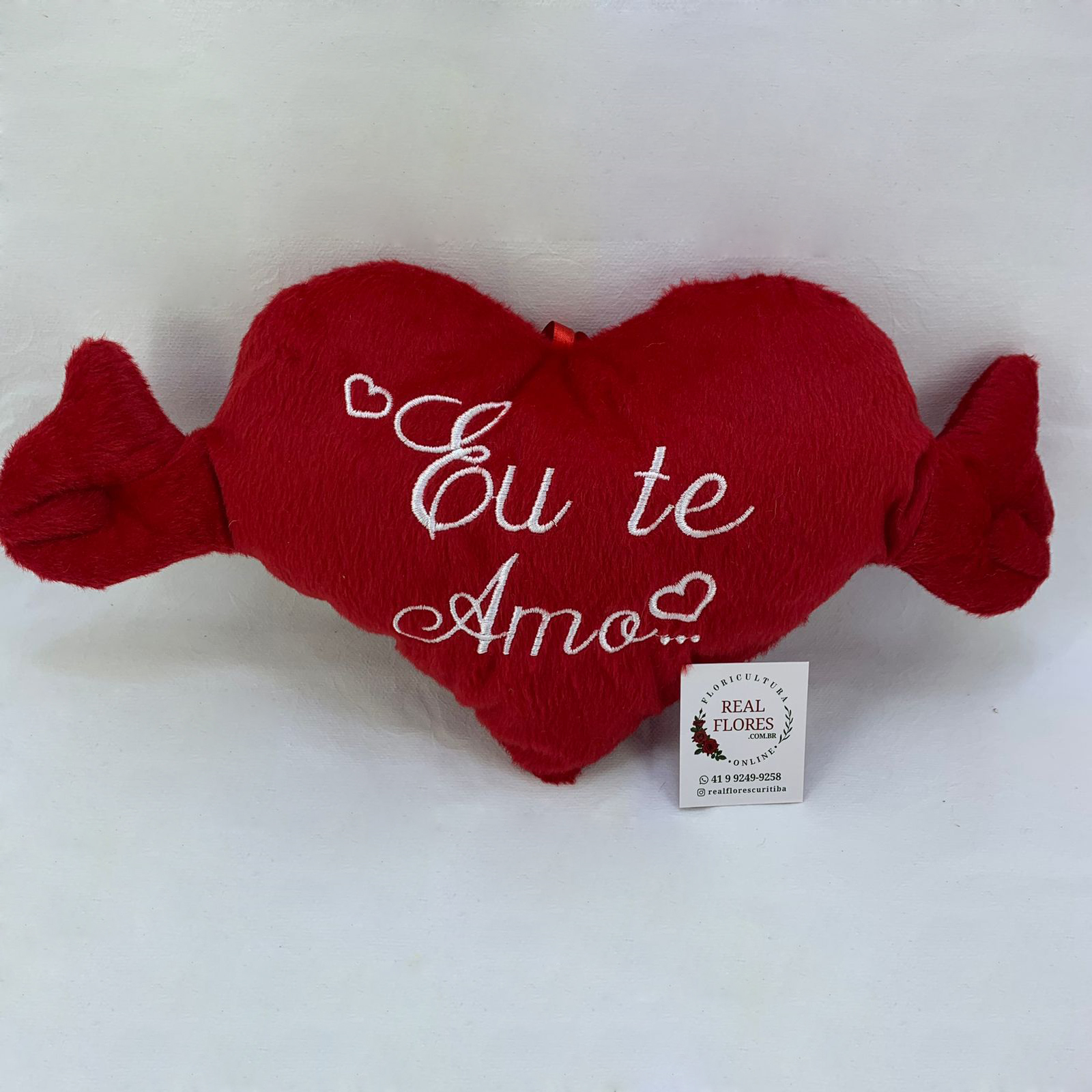 Coração Vermelho "Eu te amo" 18cm