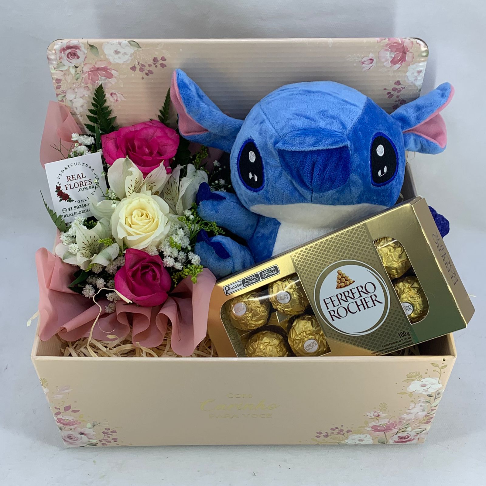 Cesta Stitch Azul
